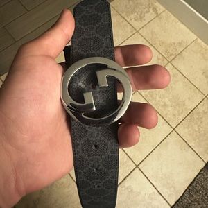 Gucci Blondie Belt - Black print Size 100-40
